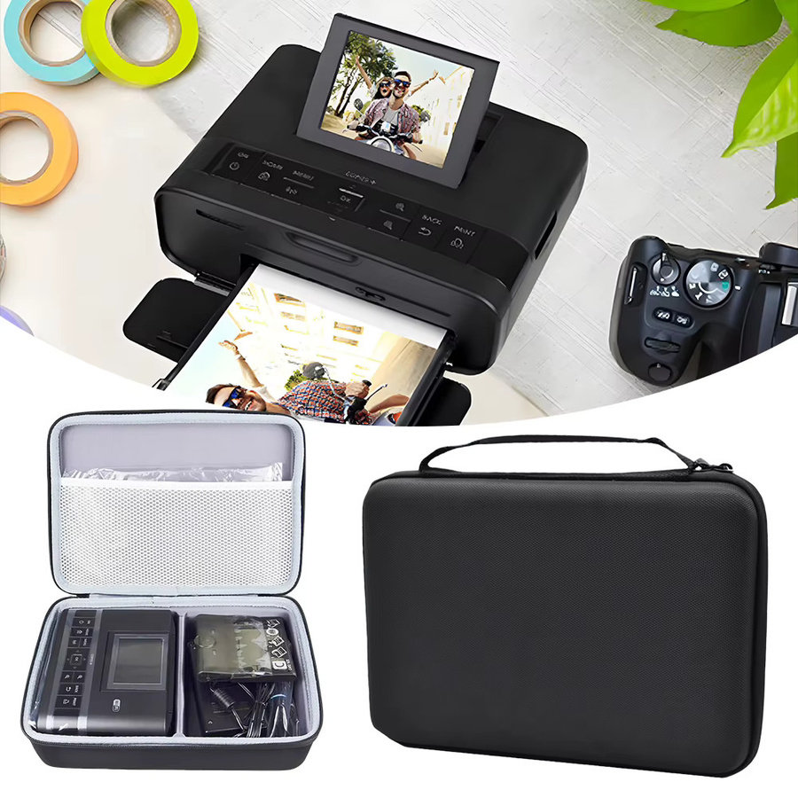 Canon EVA Hartschalenkoffer Reise-Tragetasche für Selphy CP1200 CP1300 CP1500 Fotodrucker in Schwarz - Bild 3