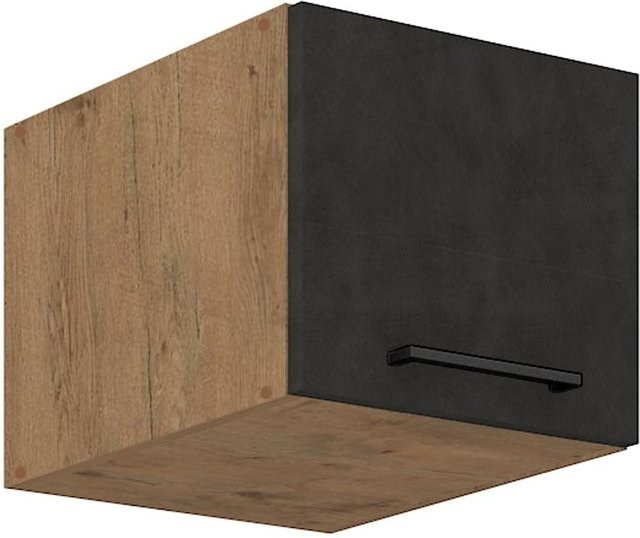 Vigo Aufsatzschrank Hochschrank Lancelot Matera für deine Küchenzeile, Breite: 40 cm, Farbe: Eiche Grau - Bild 1