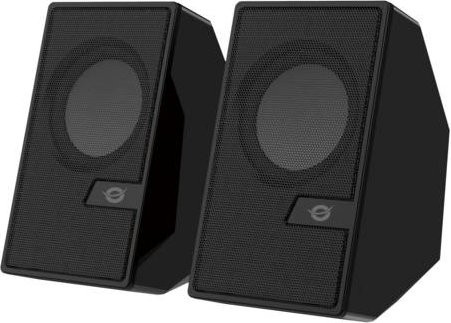 Conceptronic BJORN Bluetooth Lautsprecher in Schwarz mit 6 Watt Gesamtleistung und 3,5 mm Klinkenanschluss - Bild 1