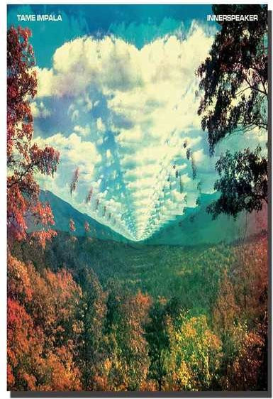 Dopudu Art Museum Tame Impala Album Cover Seidenposter als Kunst-Dekor, Mehrfarbig, Breite: 70 cm, Höhe: 100 cm - Bild 1