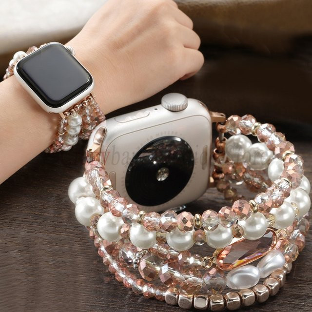 crazyband Uhrenarmband Perle, Roségold, Damen - Bild 1