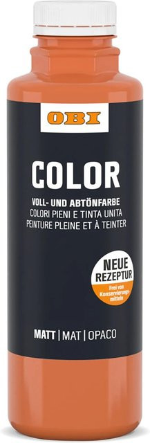 OBI Color Voll- und Abtönfarbe Orange 500 ml - Bild 1