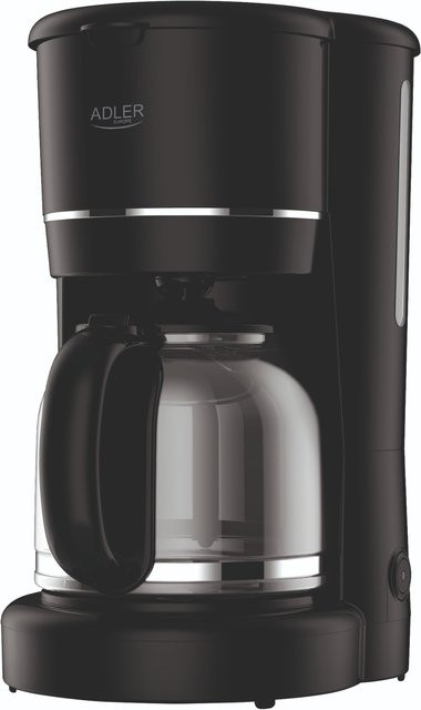 Adler Kaffeemaschine mit Überlaufschutz und automatischer Abschaltung, Schwarz, 1,5 l - Bild 1