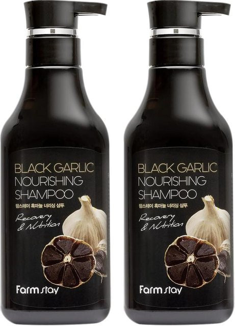 Farm Stay Shampoo mit schwarzem Knoblauch, 2 x 530 ml - Bild 1