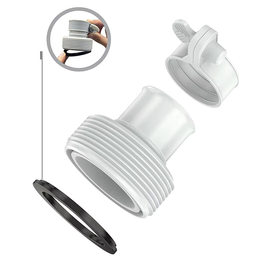 Intex Typ B Schlauchadapter für Aufstellpools, 1,25 Zoll auf 1,5 Zoll, Weiß - Bild 5