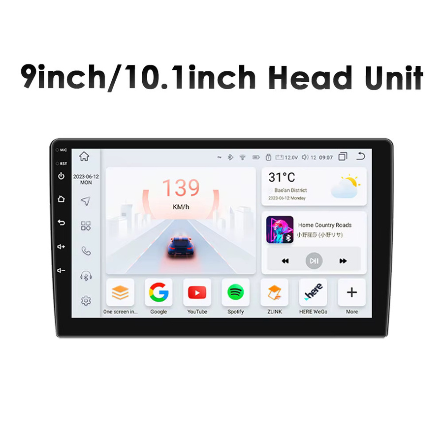 Hizpo 2Din Android Auto Radio mit 10,1 Zoll Display, GPS, 4G WIFI, Bluetooth, DSP und CarPlay, Schwarz - Bild 3