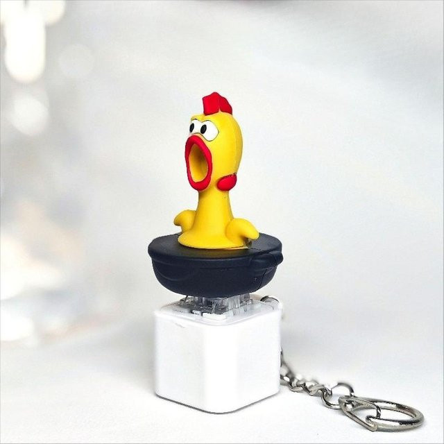 Elektronischer Anhänger, Vogelstimme, Leuchtend, Unisex - Bild 1