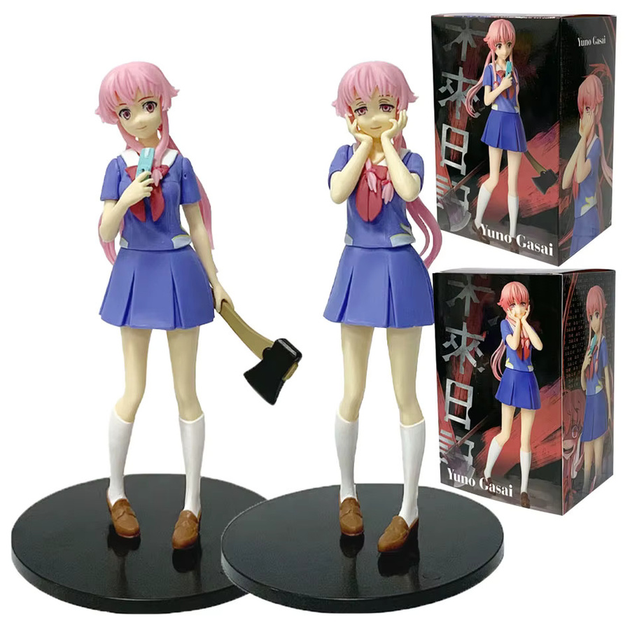 Bandai Mirai Nikki Gasai Yuno Action Figur, 17 cm, Kunststoff - Bild 1