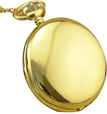 Taschenuhr Messing, Gold, Unisex, Vintage - Bild 1