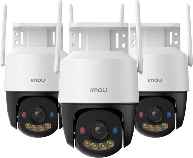 Imou Cruiser SC 4K Wi-Fi Überwachungskamera im 3er-Pack, Weiß - Bild 1