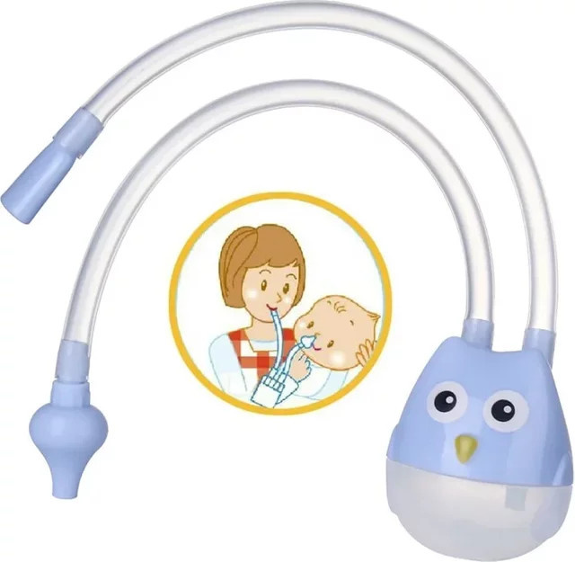 RUZOFO Nasensauger für Neugeborene mit Hands-free-Funktion in Gelb und Blau - Bild 1