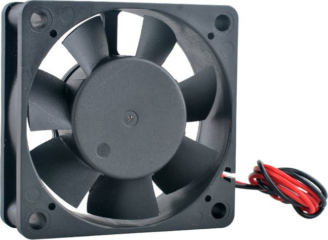 ANCHAOPU Axiallüfter ACP6020 in Schwarz, B/T/H: 60 x 60 x 20 mm, 2-polig für Ladegeräte, Netzteile und Frequenzumrichter-Kühlsysteme - Bild 1