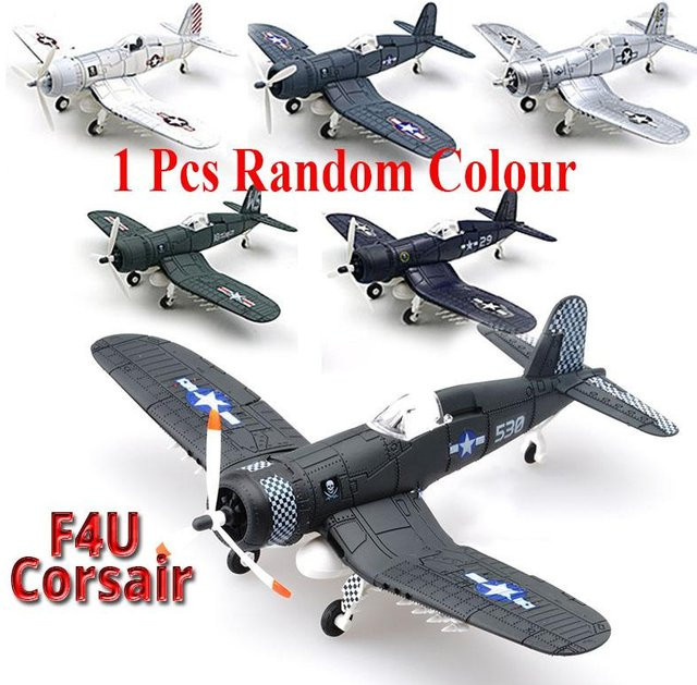 Montage Jagdflugzeug Modell Spielzeug, Kampfflugzeug Diecast, beige, 1:43, ab 14 Jahre - Bild 1