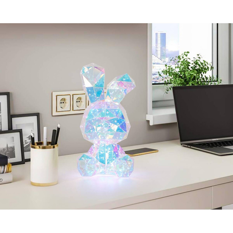 Nolo LED-Dekoleuchte Hase transparent mit RGB-Beleuchtung - Bild 2