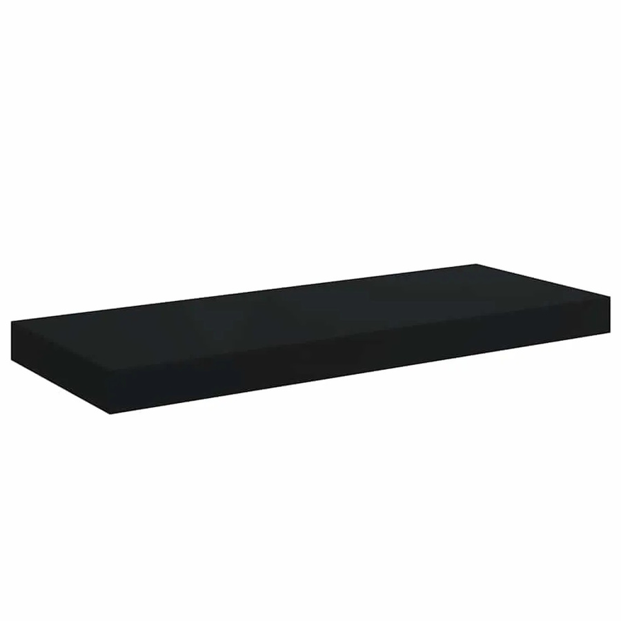 vidaXL Schwebendes Wandregal Schwarz B/T/H: 60 x 23,5 x 3,8 cm - Bild 2