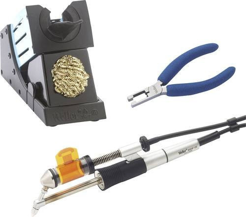 Weller WXDP 120 Entlötkolben-Set 24V 120W mit Saugdüse, Temperaturbereich +50 bis +450°C und Ablage in Schwarz - Bild 1