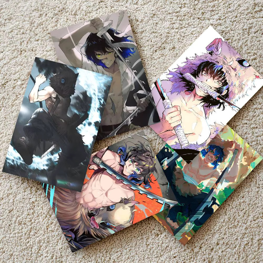 Wasserdichtes Anime Inosuke Hashibira Poster als selbstklebendes Wandbild in Mehrfarbig - Bild 3