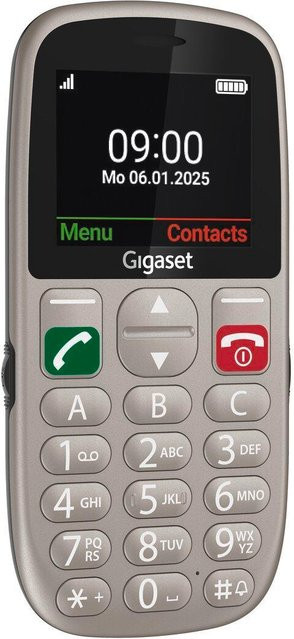Gigaset GL395 Handy in Silber mit SOS-Taste, spritzwassergeschützt und staubgeschützt - Bild 2