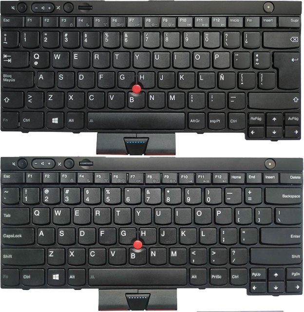 Lenovo Tastatur in Schwarz für Thinkpad T530 T530i T430 T430s T430i X230 W530 L430 L530 - Bild 1