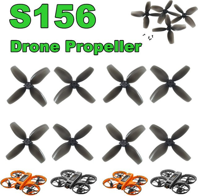Teranty S156 Drohnen-Propeller Originalblätter für Quadcopter in Schwarz - Bild 1