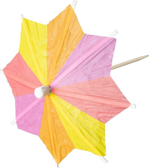 Fackelmann Eisschirmchen aus FSC-zertifiziertem Birkenholz, Multicolor, 15 Stück, Durchmesser: 15 cm - Bild 1