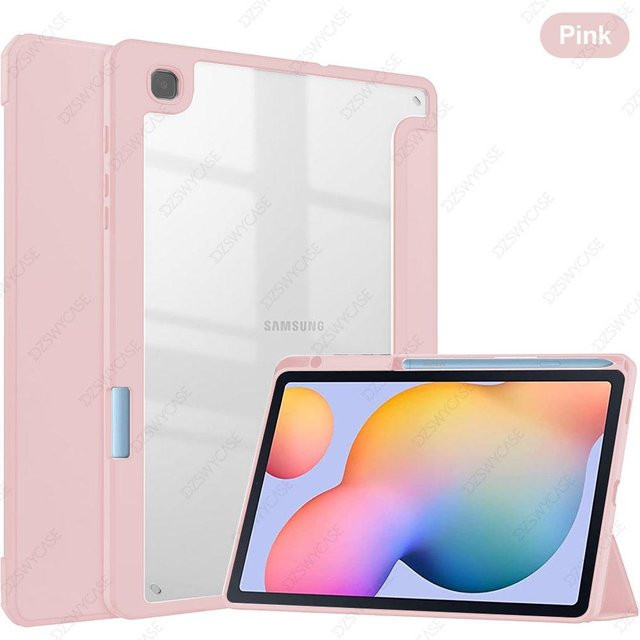 Samsung Schutzhülle für Galaxy Tab S6 Lite 10,4 Zoll mit Stifthalter und Auto Sleep/Wake Funktion in Rosa - Bild 1