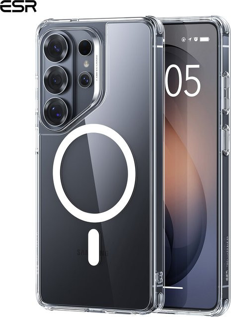 ESR Militärschutz-Handyhülle Classic Series für Samsung Galaxy S26 Ultra kompatibel mit MagSafe in Schwarz oder Transparent - Bild 1