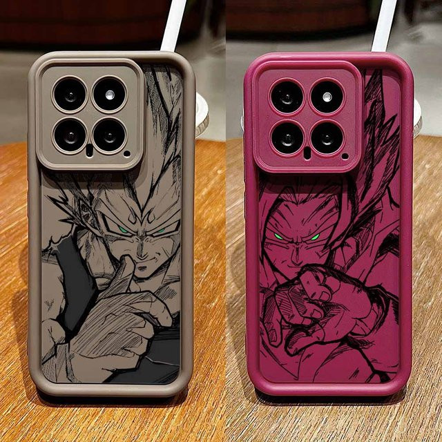Anime Vegeta Goku Schutzhülle für Xiaomi Mi 17 15T 14T POCO F8 X7 M8 Redmi 15C 14C Note 15 14 Pro Plus Ultra in Multicolour - Bild 1