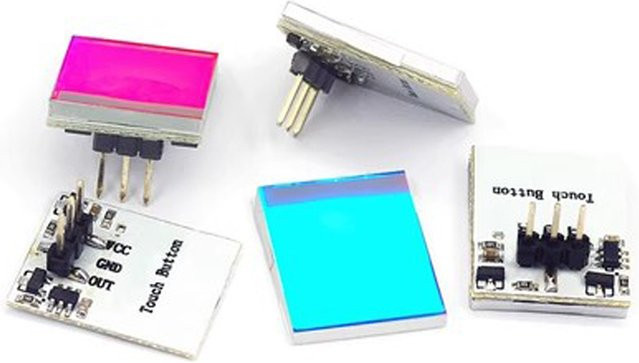 Si Tai&SH RGB kapazitives Touch-Schalter Modul mit Anti-Jamming-Funktion in Grün, Blau, Rot und Gelb (2,7 V bis 6 V) - Bild 1