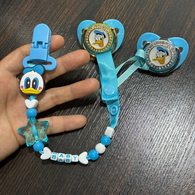 Disney Baby Schnuller mit Kette in Blau - Bild 1