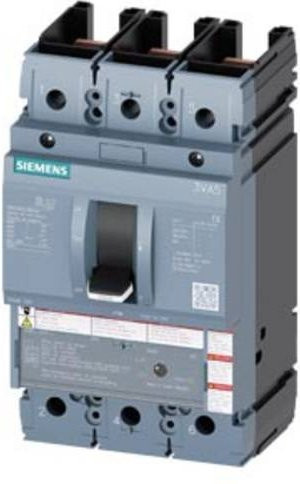 Siemens 3VA5211-6EC31-0AA0 Leistungsschalter in Grau mit einem Einstellbereich von 110 - 110 A und einer maximalen Schaltspannung von 690 V/AC - Bild 1