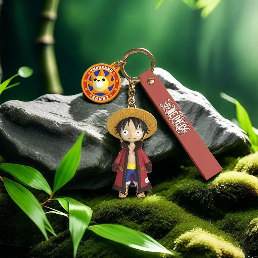Bandai One Piece Schlüsselanhänger, Affe D. Ruffy Chopper, Unisex - Bild 2