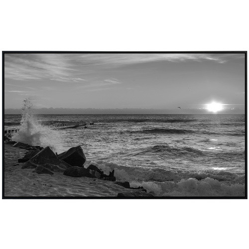 papermoon EcoHeat Infrarotheizung Strand Schwarz Weiss mit Matt-Effekt und App-Steuerung - Bild 2