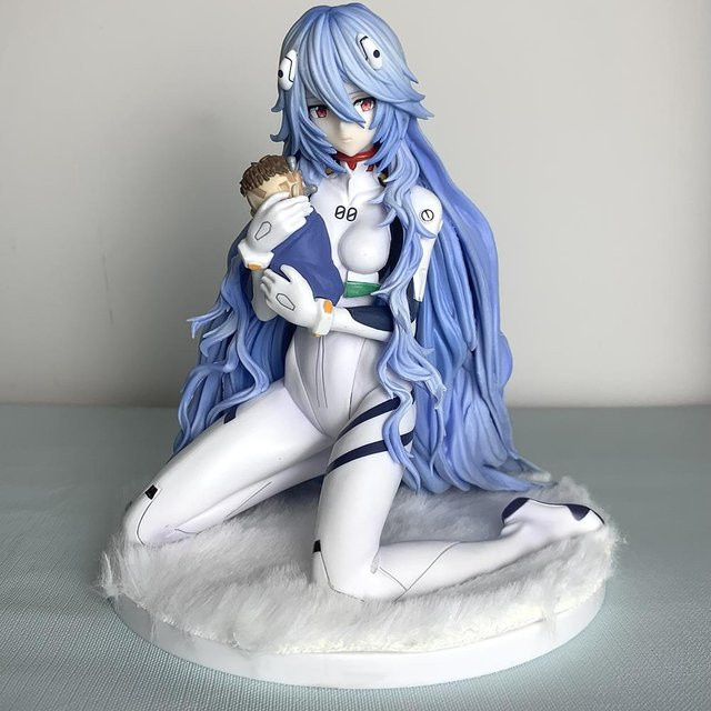 BANDAI Evangelion Ayanami Rei Figur Actionfigur PVC 16cm - Bild 1