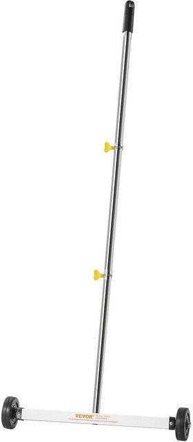 Magnetischer Aufsammelbesen mit Rädern von Buying Solutions, MB, Farbe Silber, Breite: 43 cm, Tragfähigkeit: 4,5 kg - Bild 1
