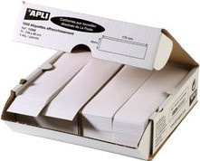 agipa Frankier-Etiketten weiß doppelt B: 17,5 cm, H: 4,5 cm - Bild 1