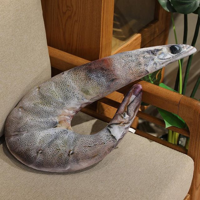Yiran Health & Beauty Garnelen-Hummer-Plüschkissen, Plüschtier, 40cm - Bild 1