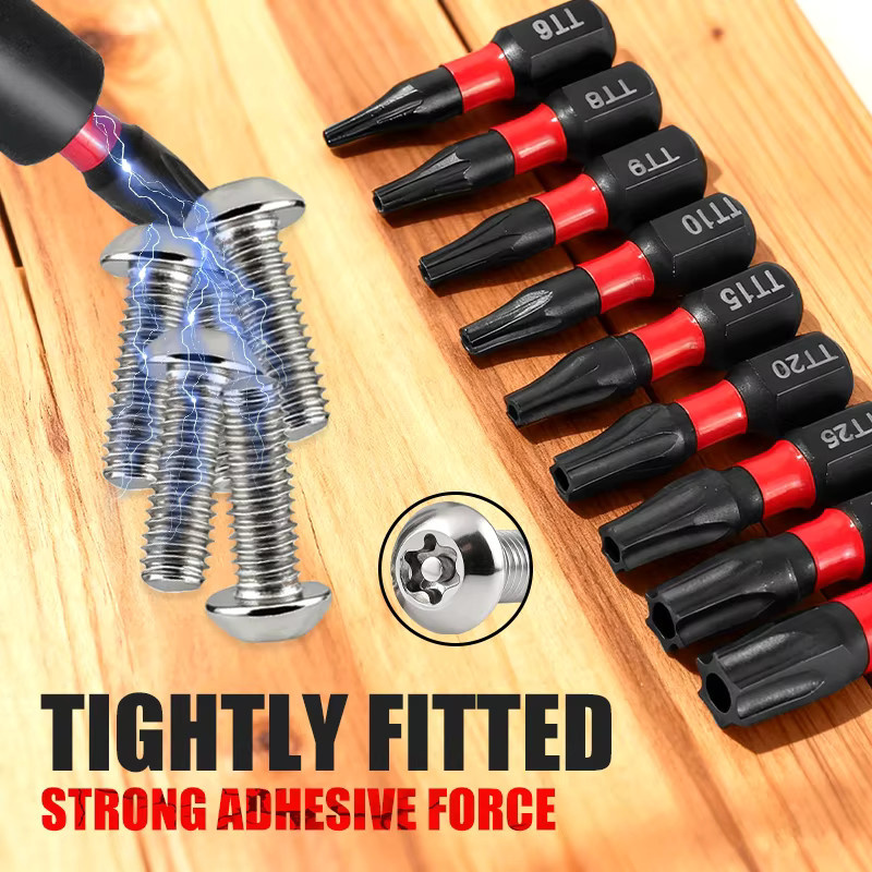 22-teiliges Sicherheits-Torx-Schraubendreher-Bit-Set von onmaiwei aus S2-Stahl, magnetische Treiber-Bits TT6-TT40 mit Aufhängung - Bild 3