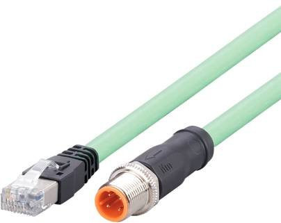 Ifm Electronic EVC928 Verbindungsleitung mit geradem Stecker, 4-polig, grün, 10m - Bild 1