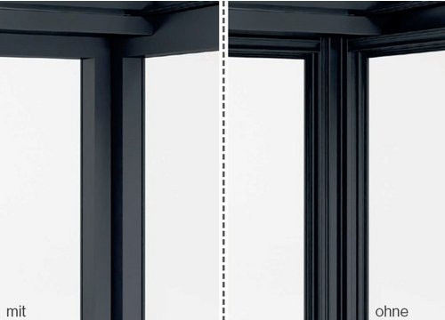 SunElements Innenverkleidung aus Aluminium in Schwarz und Anthrazit-Metallic - Bild 2