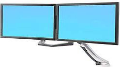 Ergotron Dual Monitor & Handle Kit Befestigungskit für 2 LCD-Displays in Schwarz, kompatibel mit Monitorgrößen von 43,2-66 cm (17-26 Zoll) und VESA 75x75 mm - Bild 2