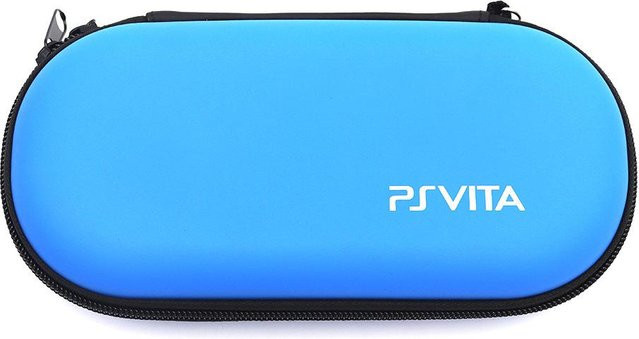 Stoßfeste EVA Hartschalen-Tasche für Sony PlayStation PS Vita PSV 1000 und PS Vita 2000 Slim in Blau - Bild 1