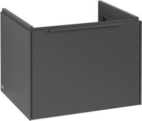 Villeroy & Boch Waschtischunterschrank Subway 3.0 in Grau Matt mit integrierter LED-Beleuchtung, Wandmontage, B/T/H: 57,2 x 42,9 x 47,8 cm - Bild 1