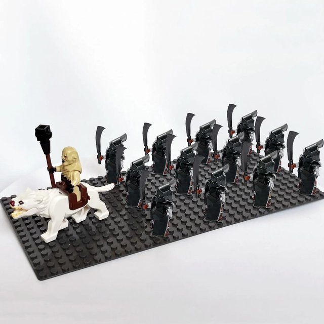 Der Herr der Ringe Burg Ritter Rohan Azog Orks Minifigur Baustein 13-teiliges Set - Bild 1