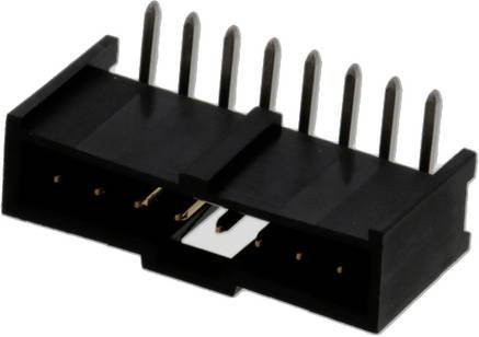 Molex Einbau-Stiftleiste Standard 8-polig in Schwarz und Gold - Bild 1