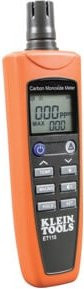 Klein Tools Kohlenmonoxid Messgerät CO Detektor mit Temperaturmessung in Orange - Bild 1