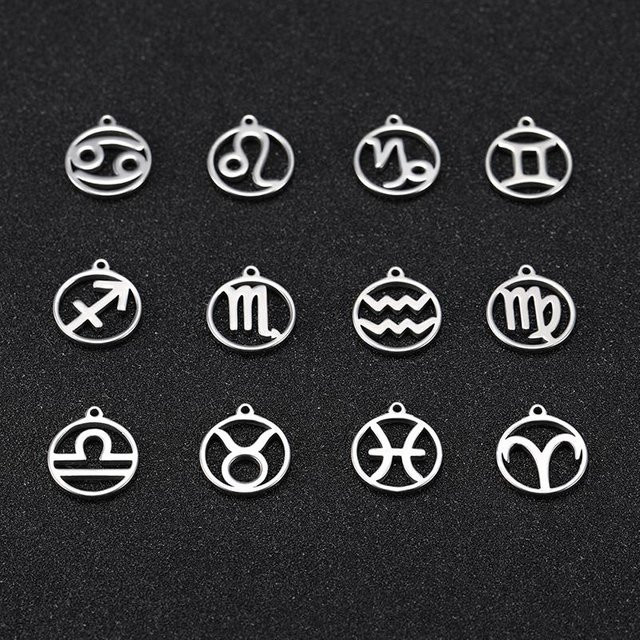 Zodiac Anhänger Edelstahl, Silber, Damen - Bild 1