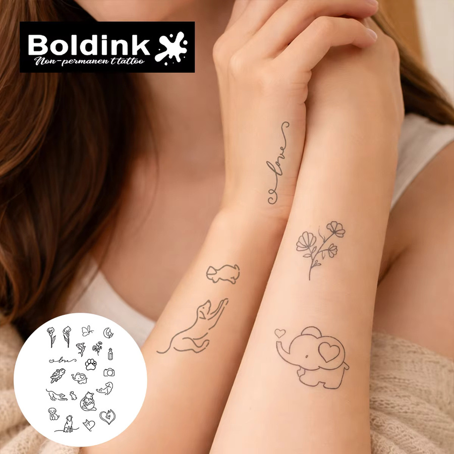 BOLDINK Tattoo-Aufkleber, Unisex - Bild 2
