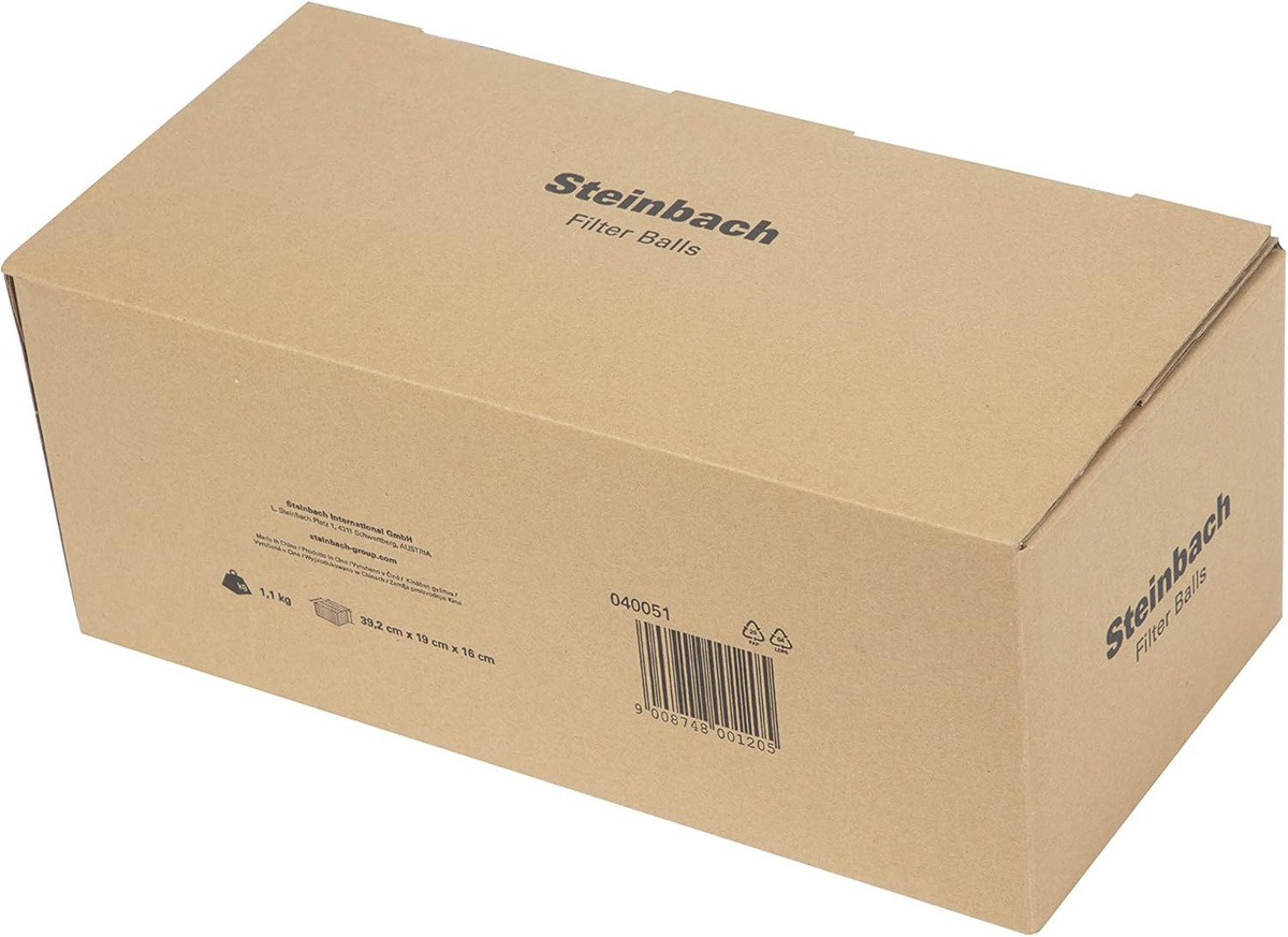 Steinbach Filter Balls Reinigende Filterbälle für Sandfilteranlagen mit Filternetz, 1,4 kg - Bild 1