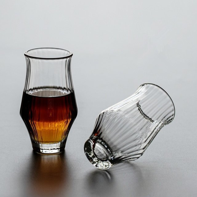 PDQ Hitzebeständiger Glasbecher in Transparent, Japanischer Tumbler für Tee, Kaffee oder Sake - Bild 1
